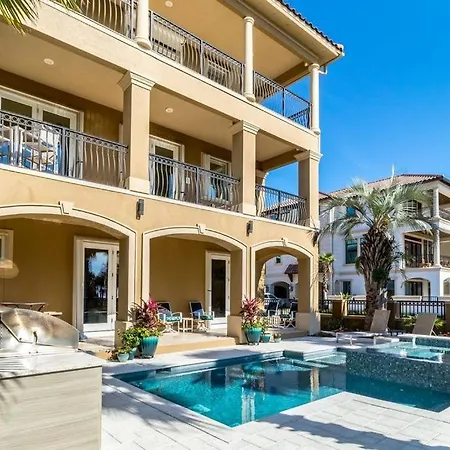 Gulf Views - Private Pool Hot Tub - Elevator Villa